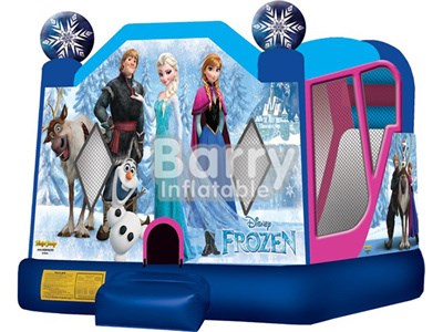 Frozen Inflatable Bounce Slide,Frozen Bouncy Castle With Slide By-Ic-018